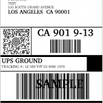 UPS Premium Shipping Label