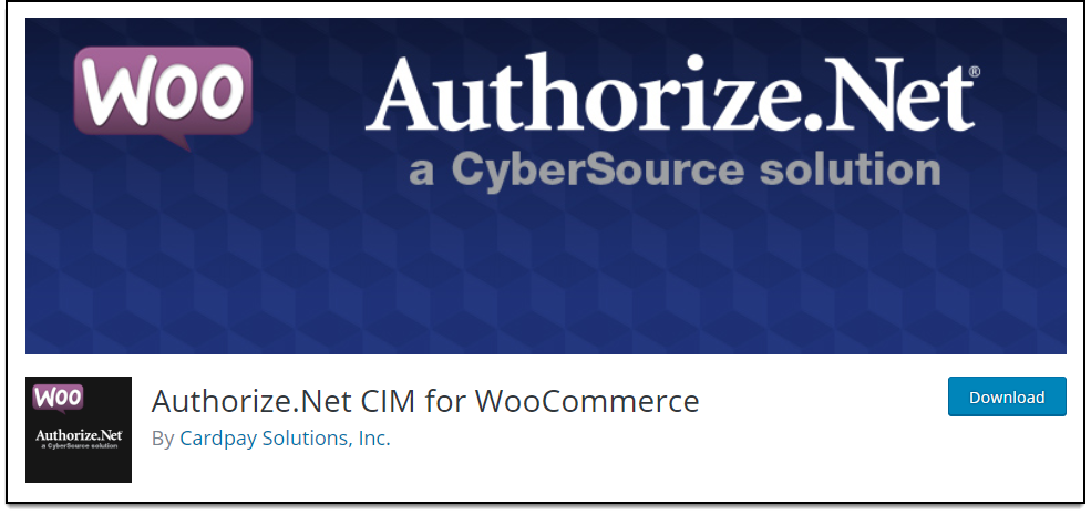 Top Free WooCommerce Authorize.Net Plugins | Authorize.Net CIM for WooCommerce