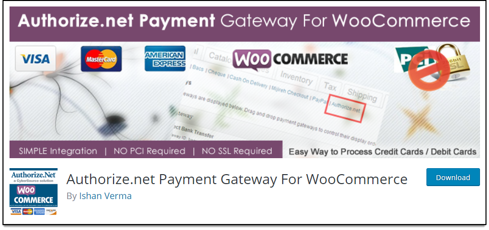Top Free WooCommerce Authorize.Net Plugins | Authorize.net Payment Gateway For WooCommerce 