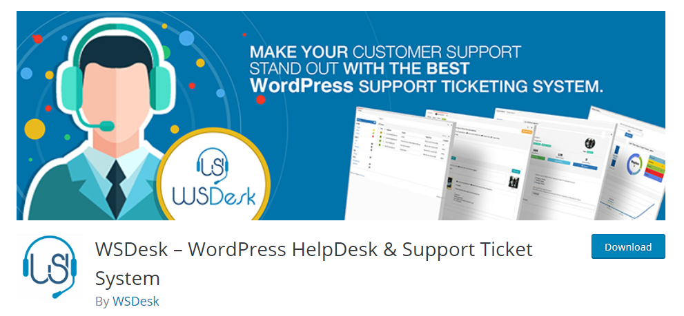 screenshot of WSDesk, WordPress Helpdesk Plugins