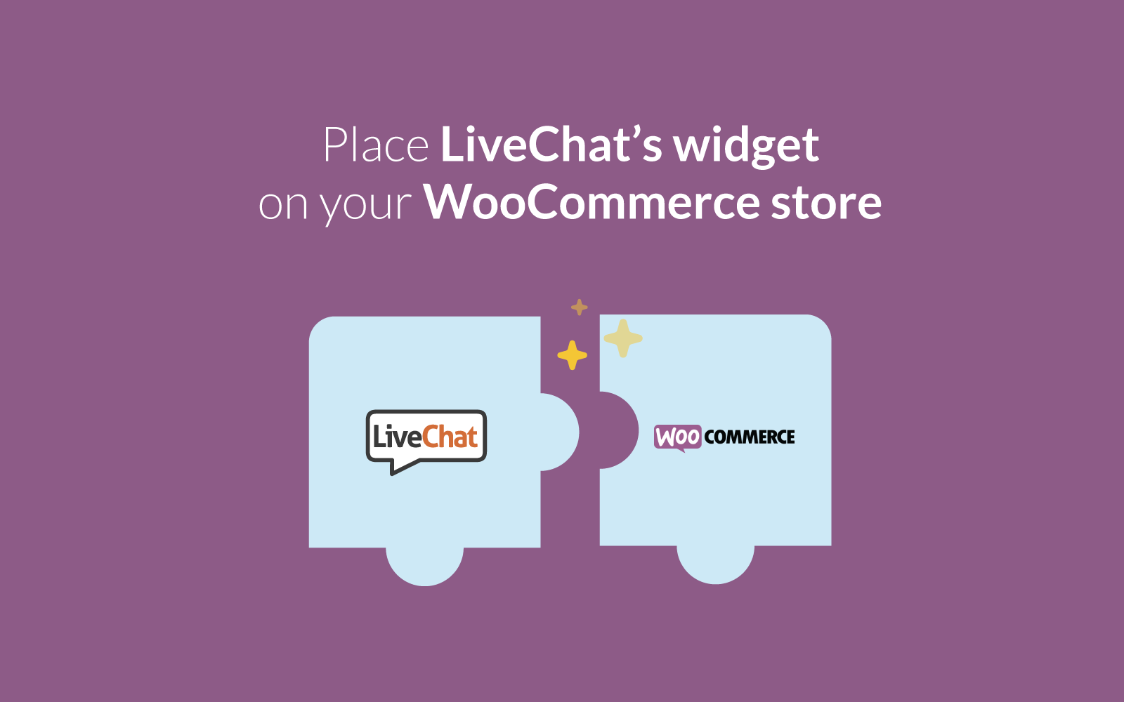 screenshot of WooCommerce LiveChat integration