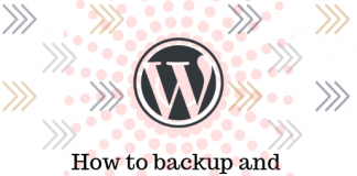 backup wordpress site