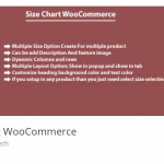 Size Chart WooCommerce Free