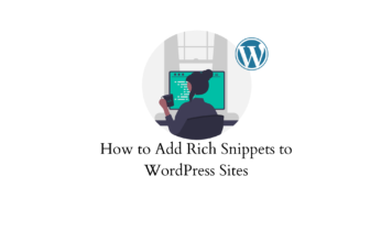 Adding rich snippets to wordpress sites