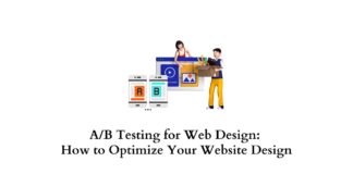 A/B testing for web design
