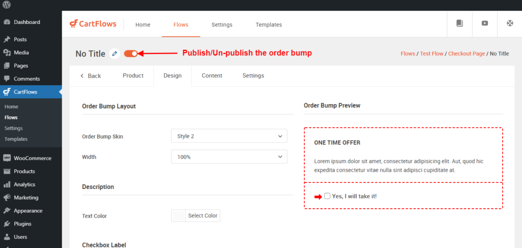 publish-order-bump